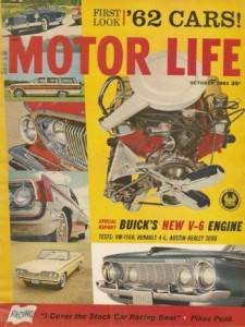 MOTOR LIFE 1961 OCT - BUICK'S NEW V-6, VW 1500, RENAULT 4-L, ASTIN-HEALEY 3000